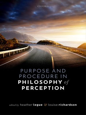 cover image of Purpose and Procedure in Philosophy of Perception